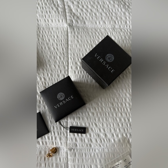 Authentic Versace Medusa Head Stud Earrings - Picture 10 of 15